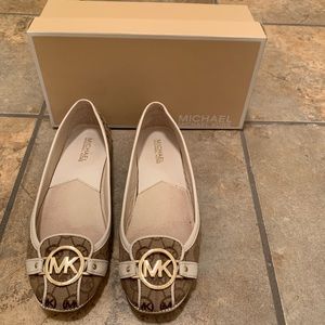 Michael Kors Monogram Flats
